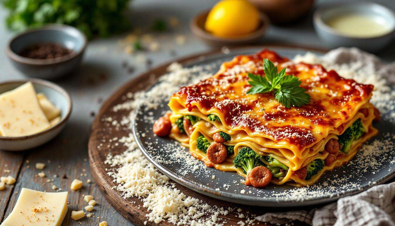 Lasagne salsiccia e broccoli: una doppietta da applausi