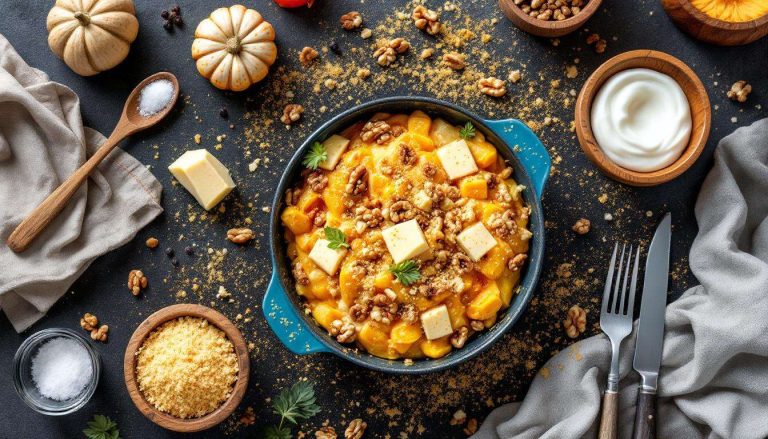 Zucca, formaggio e noci: il trio vincente per un gratin autunnale facile e cremoso