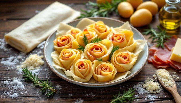 Rose di patate e pancetta ricetta antipasto sfizioso e facile da preparare